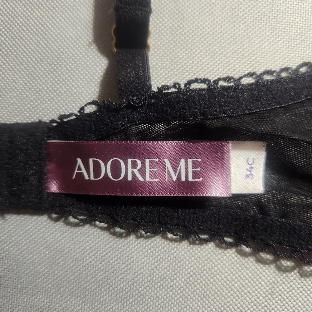 Lace Black and Tan Bra - Picture 4 of 6